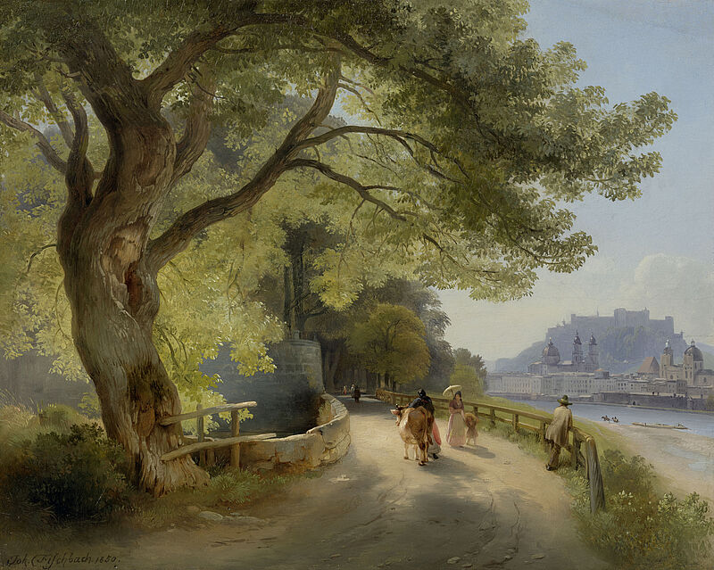 © Residenzgalerie Salzburg, Aufnahme Fotostudio Ulrich Ghezzi, Oberalm Blick auf Salzburg