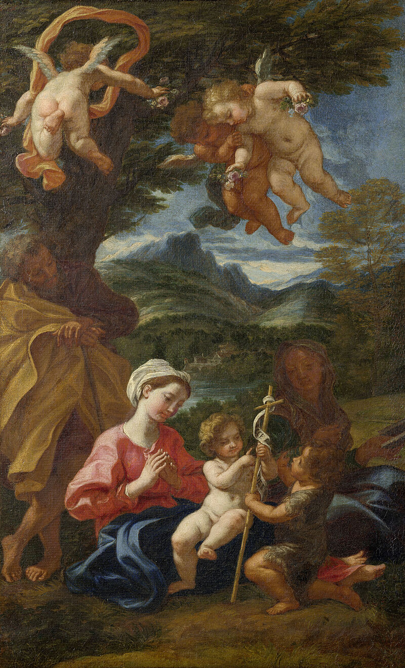 Holy Family with St Elizabeth and the young St John the Baptist