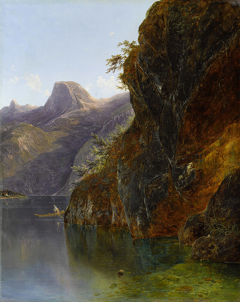 Dachstein with Lake Hallstatt