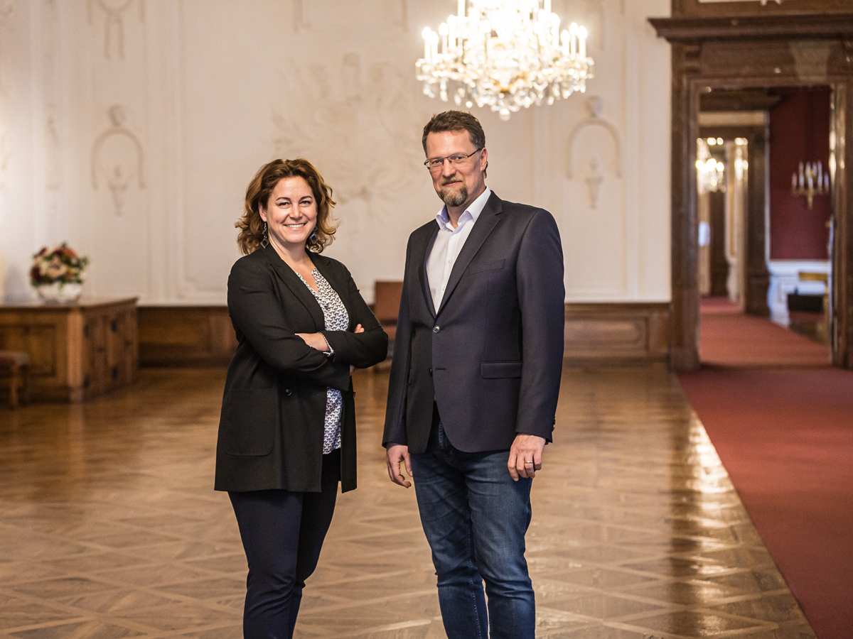Elisabeth Resmann und Michael Gerauer Elisabeth Resmann und Michael Gerauer