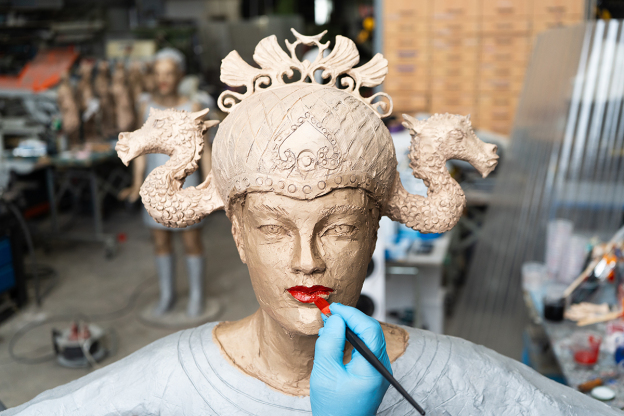 Stephan Balkenhol, Là ci darem la mano ... / Turandot, 2026 © Bildrecht, Wien 2026 – Foto: Noah Kronreif