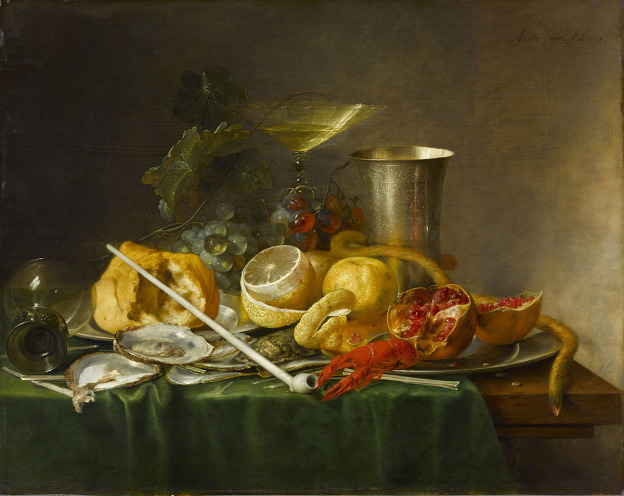 Jan Davidsz. de Heem, Still Life, Breakfast with Champagne Glass and Pipe, 1642 © RGS/Ghezzi