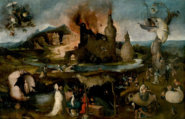 The Temptation of St Anthony, 1500/1510, follower of Hieronymus Bosch, oil on canvas, inv.no. D 228, © Dommuseum, J. Kral