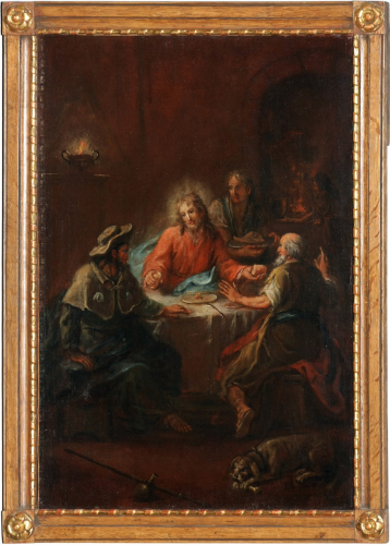 Christus in Emmaus, Johann Martin Schmidt, gen. Kremser Schmidt, Öl auf Leinwand, Inv.Nr. KAT 176, ©Dommuseum, J. Kral