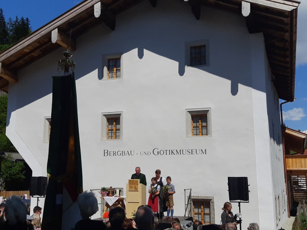 Prof. Hermann Mayrhofer zur feierlichen Eröffnung des Bergbau- und Gotikmuseums in Leogang © 2019 AD/RGS/DQ