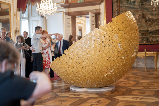 Eröffnung "Tony Cragg: Zeiten" © DQS/Huber/Bildrecht, Wien 2025