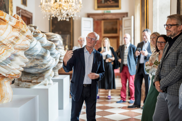 Eröffnung "Tony Cragg: Zeiten" © DQS/Huber/Bildrecht, Wien 2025