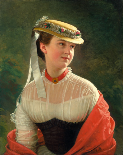 Anton Einsle, Anna Hüffel, née Einsle, the artist