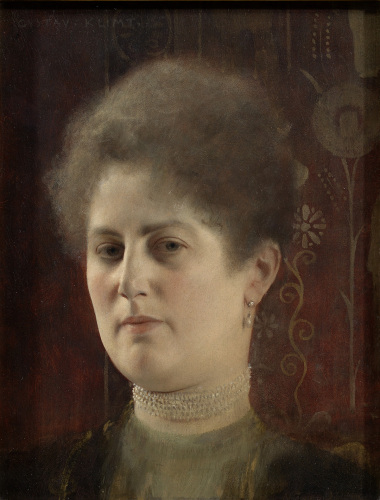 Gustav Klimt, Bildnis einer unbekannten Frau (Frau Heymann?), ca. 1894 © Wien Museum/Birgit u. Peter Kainz