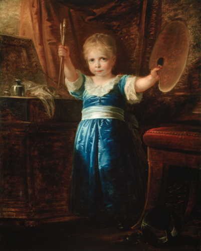 Heinrich Friedrich Füger, Bildnis des Sohnes des Künstlers, Heinrich Adam Füger im Alter von vier Jahren, ca. 1795 © Akademie der bildenden Künste Wien, Gemäldegalerie