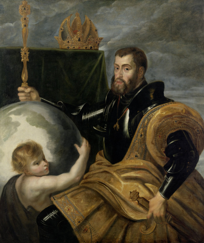 Peter Paul Rubens (1577 Siegen i. W. – 1640 Antwerpen), Allegorie auf Kaiser Karl V. als Weltenherrscher, Öl/Leinwand, Inv.-Nr. 303 © RGS/Ghezzi