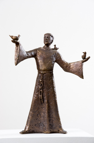 Eva Mazzucco (1925-2013), Hl. Franziskus, um 1974/1975, Bronze © Stift Klosterneuburg