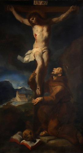 St Francis' Vision of the Cross, 1695, Salzburg, Kollegienkirche © Dommuseum/J. Kral