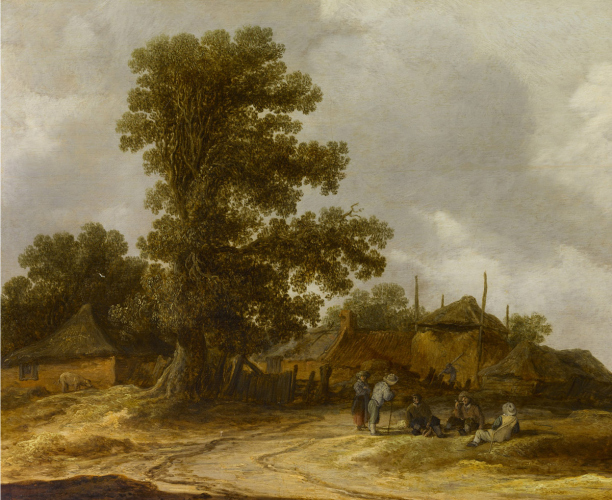 Jan van Goyen (1596–1656), Bauernhöfe mit Heustock, Residenzgalerie Salzburg, Inv.-Nr. 427 © RGS/Ghezzi