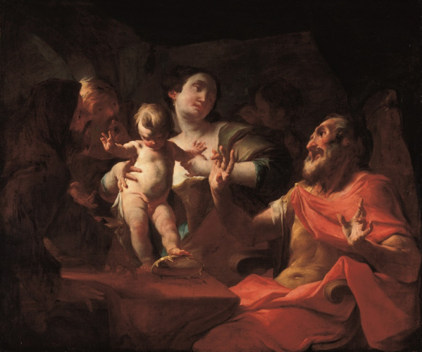 Paul Troger, Der junge Moses vor dem Pharao, 1739/40, Öl/Leinwand, 110,5 x 132 cm, Inv. Nr. 297  © RGS/Ghezzi