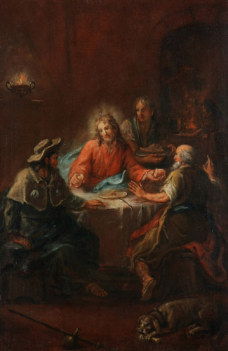 Christus in Emmaus, um 1790, Martin Johann Schmidt, genannt Kremser Schmidt (1718–1801), Öl auf Leinwand © Dommuseum/J. Kral