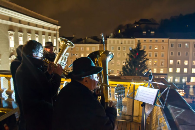 Turmbläser auf der Dombogenterrasse  © www.christkindlmarkt.co.at, Salzburg