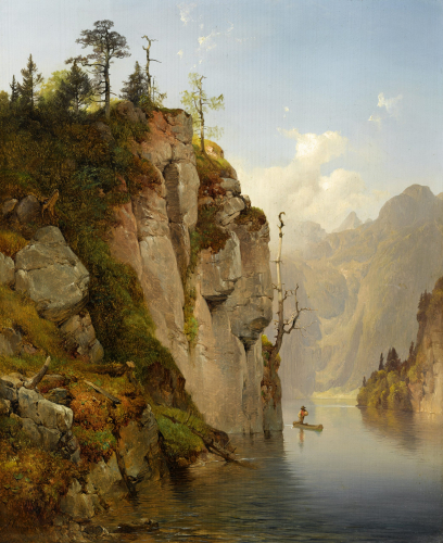 Anton HANSCH (1813–1876) Am Königssee Öl/Holz, 37 x 30,2 cm, Inv.-Nr. 403 © RGS/Ghezzi