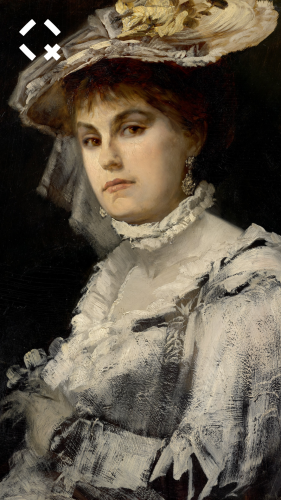 Hans Makart, Amalie Makart, geb. Roithmayr, ca. 1871 © RGS/Ghezzi