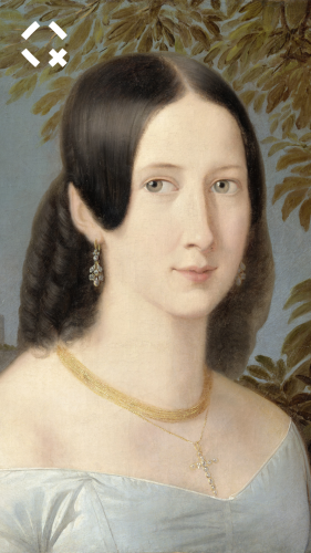 Hans Makart, Katharina Makart, geb. Rüssemayer, die Mutter des Künstlers, ca. 1850 © RGS/Ghezzi