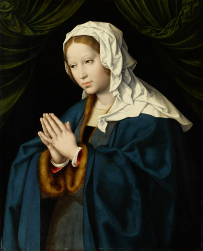 Joos van Cleve (c 1485 (?)-between 10.11.1540 and 13.4.1541), The Virgin praying © RGS/Ghezzi