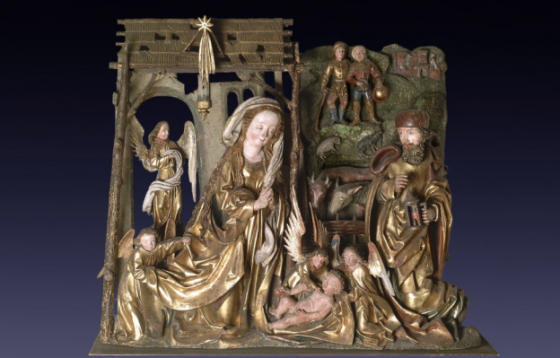 Werkstatt des  Kefermarkter Altar, Geburt Christi, um 1500, Privatbesitz, © Dommuseum/Kral