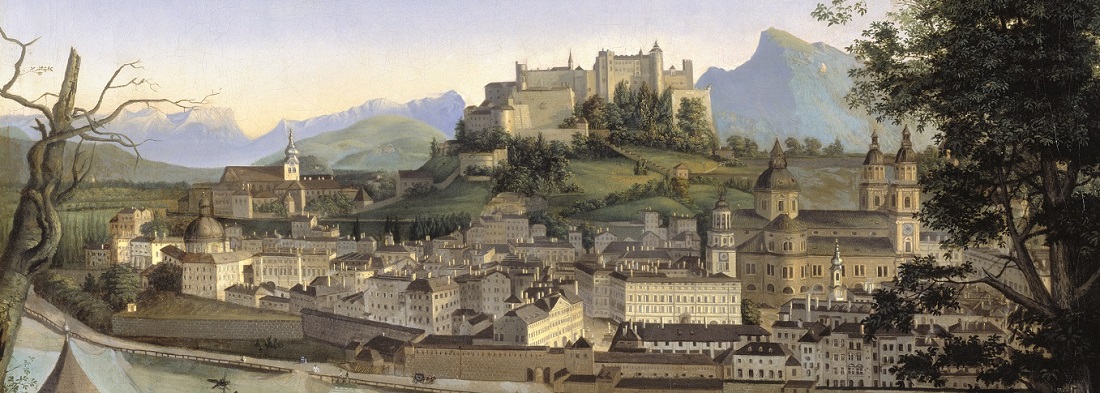 Blick auf Salzburg von Franz Xaver Mandl DomQuartier Salzburg