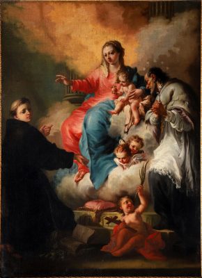 Madonna mit Jesuskind und hll. Antonius von Padua und Johannes Nepomuk