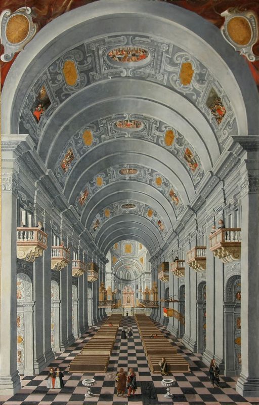 Innenansicht des Salzburger Doms, Anfang 1654 (?), Öl auf Leinwand, Salzburg, Erzabtei St. Peter, Kunstsammlungen